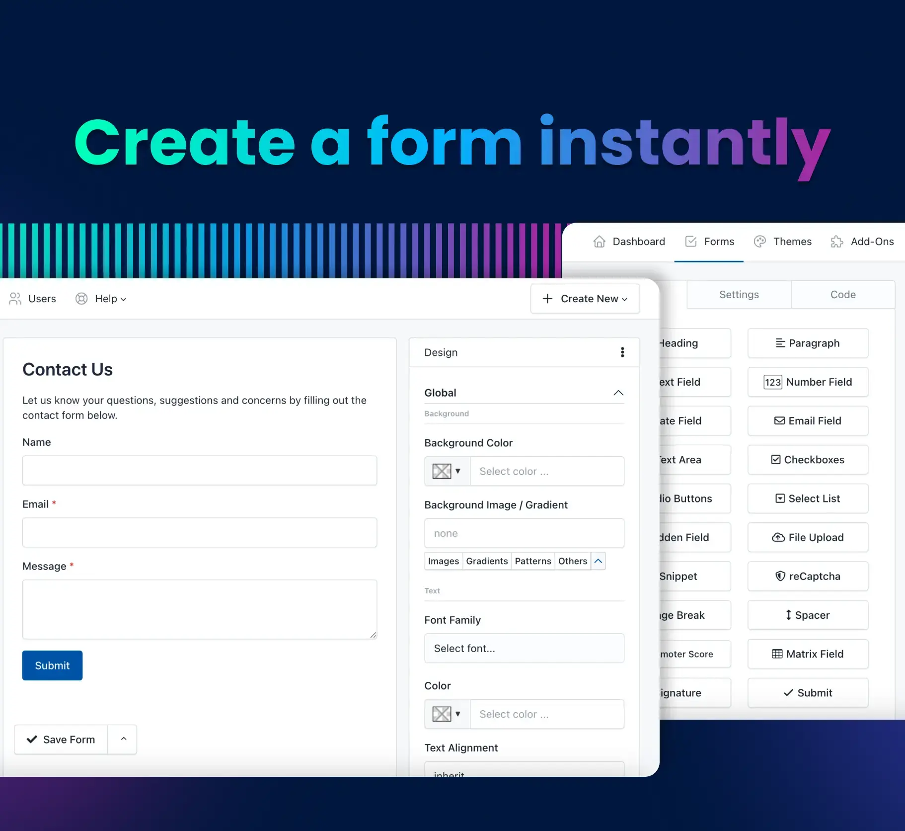 How Form Builder Helps